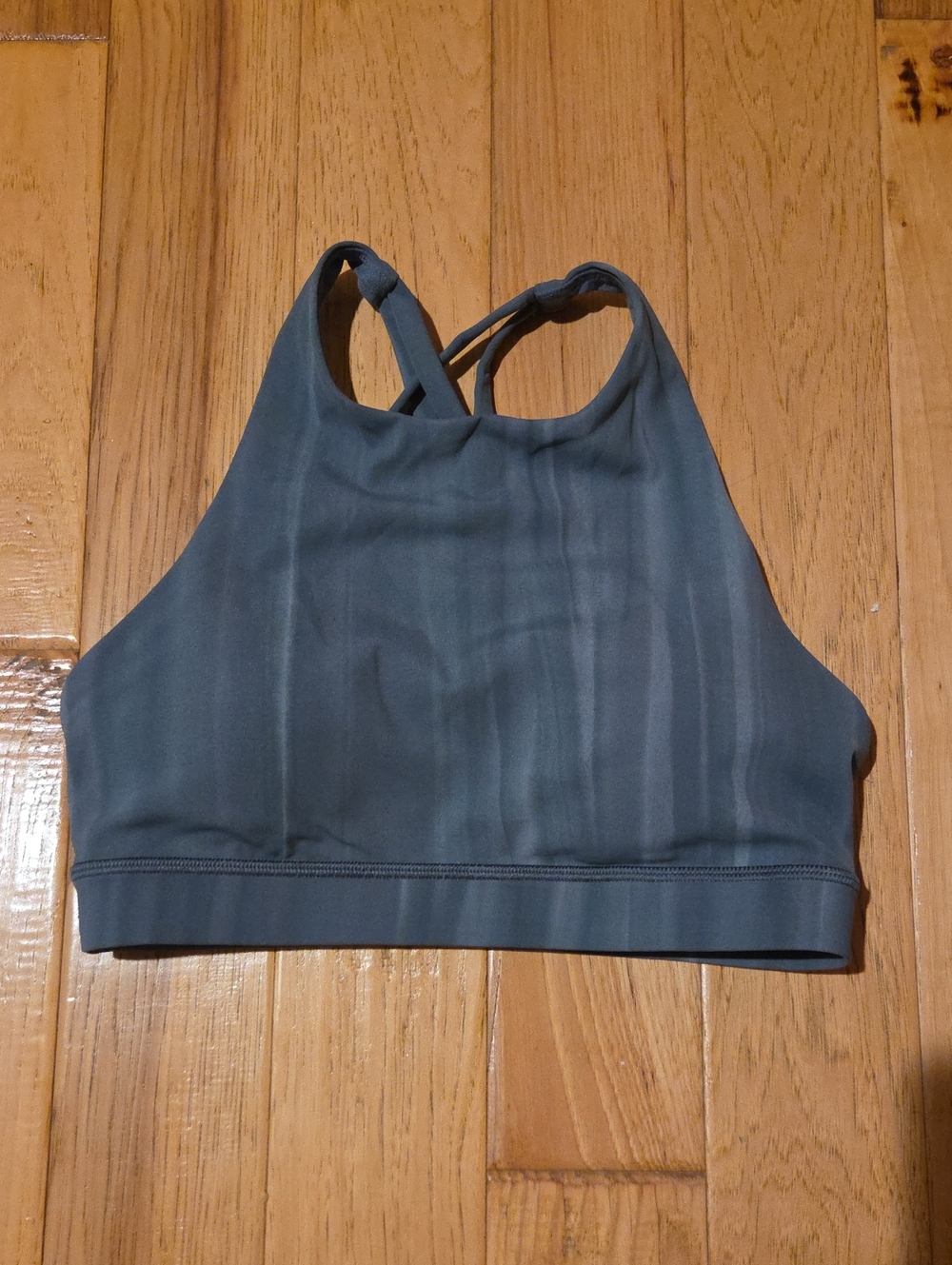 lululemon athletica High-Neck Sports Bra in Slate